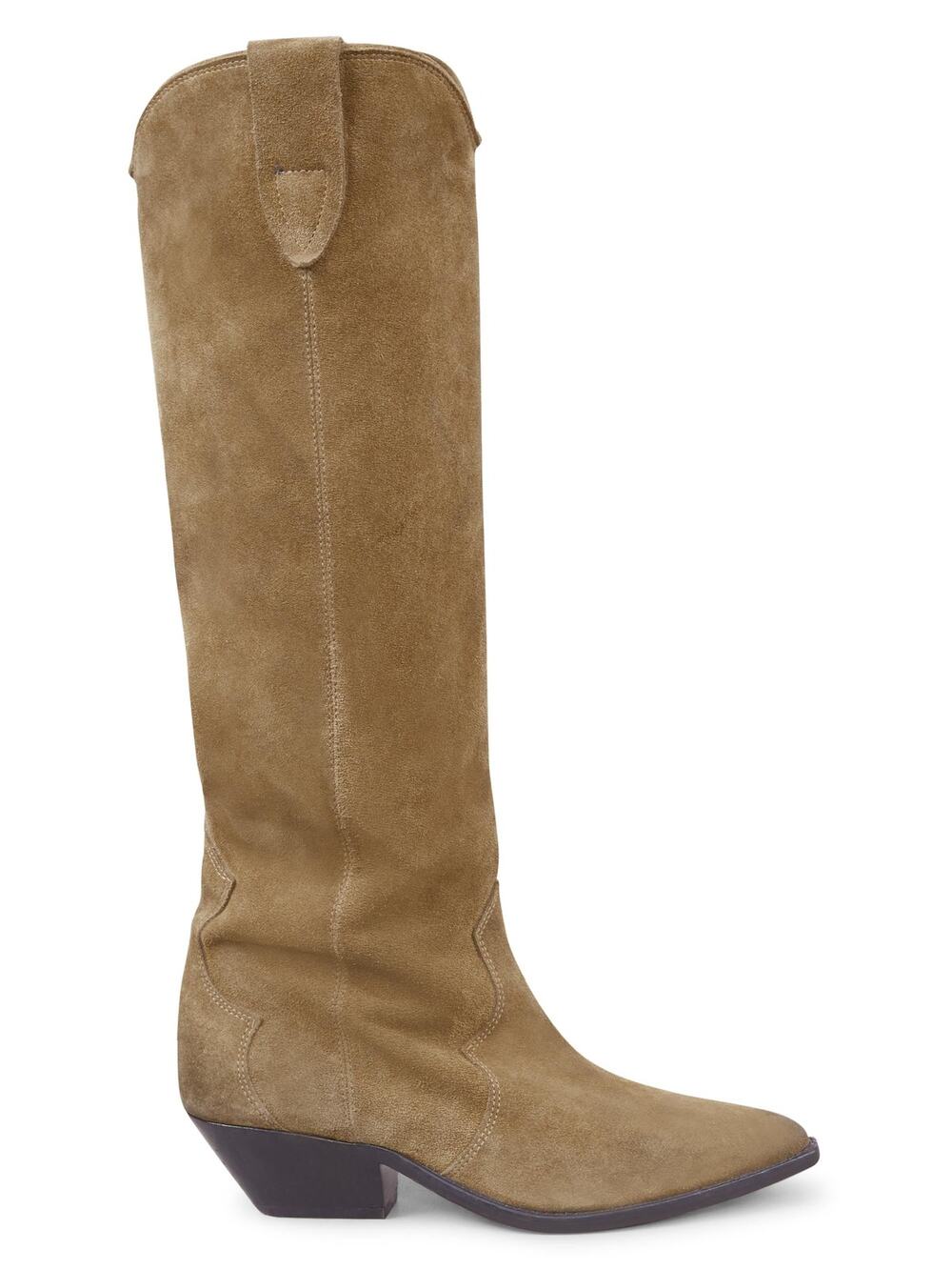 Isabel Marant Denvee Suede Tall Western Boots - 40 (10)